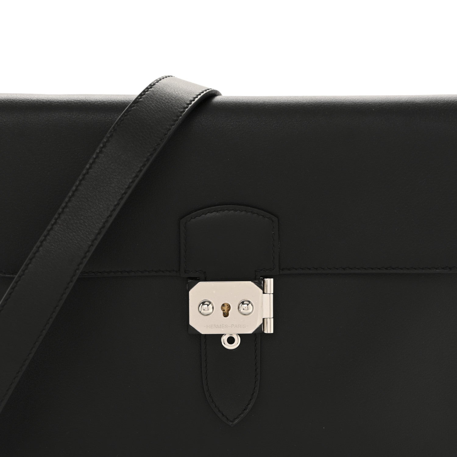 Hermes Evergrain Sac A Depeches 29 Messenger Bag Black 8 of 13