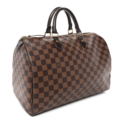 Louis Vuitton Damier Ebene Speedy 35 3 of 10