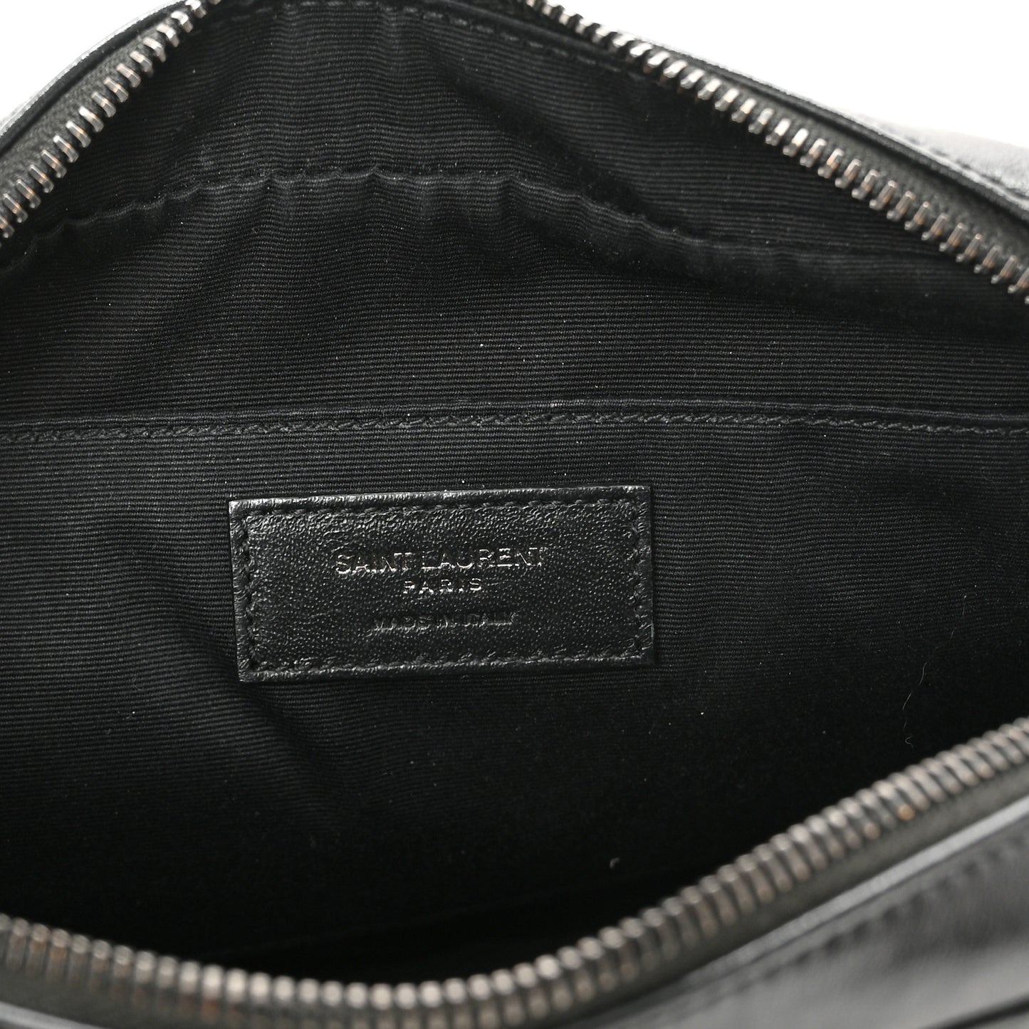 Calfskin Matelasse Monogram Monochrome Lou Camera Bag Black