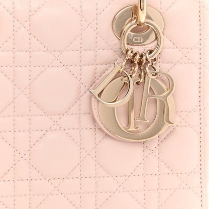 Christian Dior Lambskin Cannage Small Lucky Badges My Lady Dior Pink 7 of 10