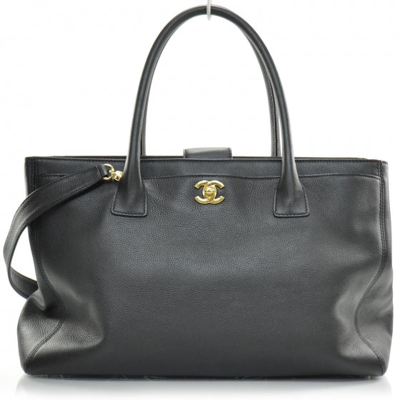 Caviar Cerf Executive Shopper Tote Black GHW