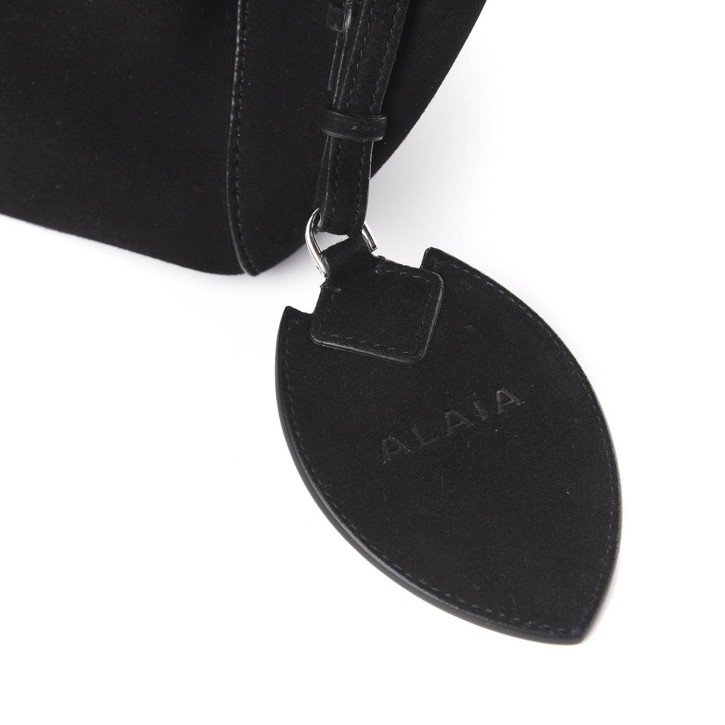 Suede Petal Embellished Rose-Marie 19 Bag Black