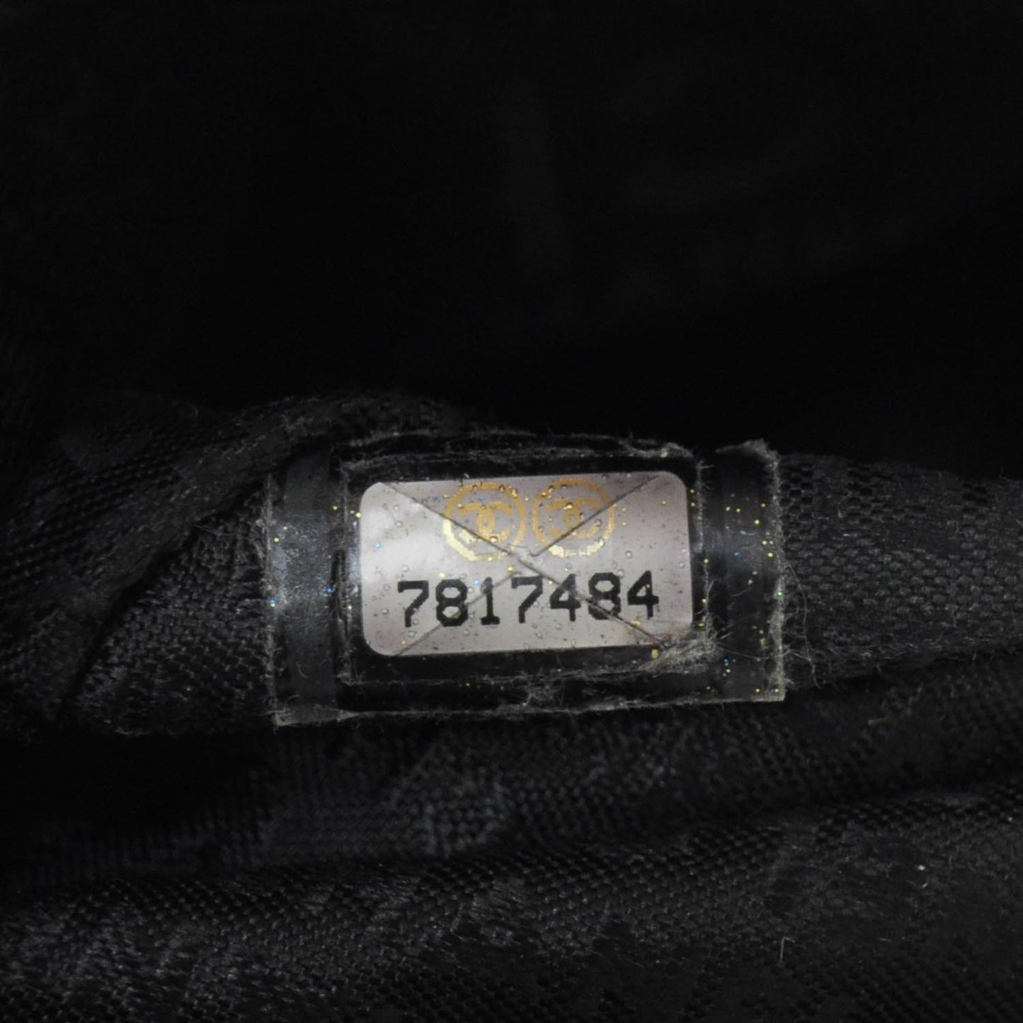 Nylon Quilted Pochette Black