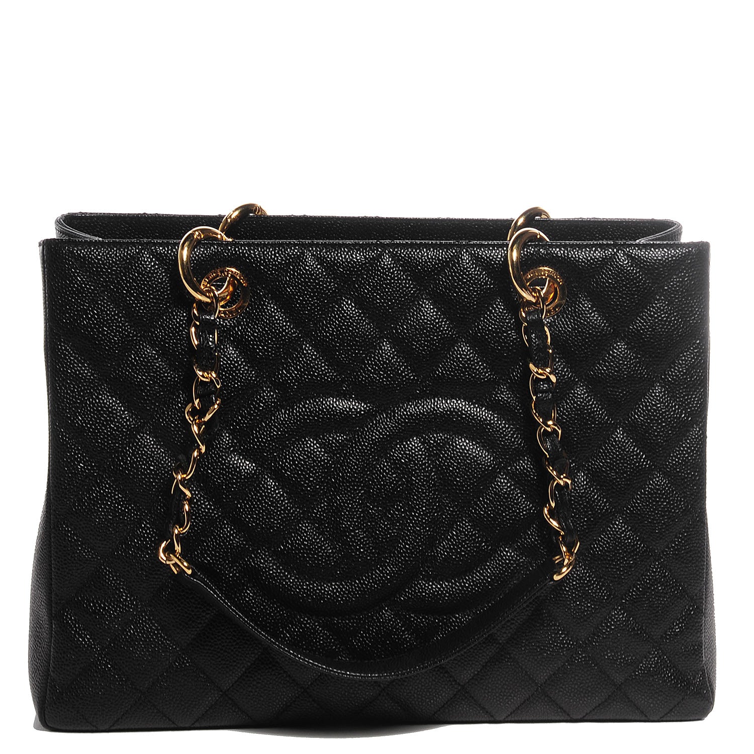 Chanel Caviar Grand Shopping Tote GST Black 1 of 9