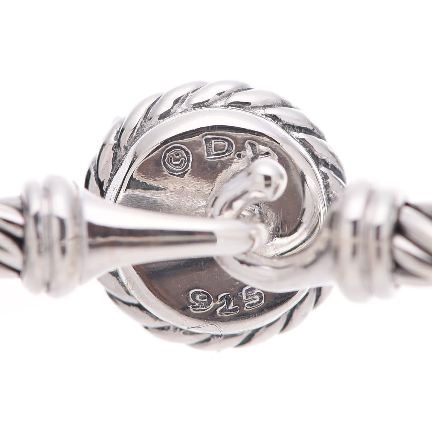 Sterling Silver Pearl 3mm Chatelaine Bracelet