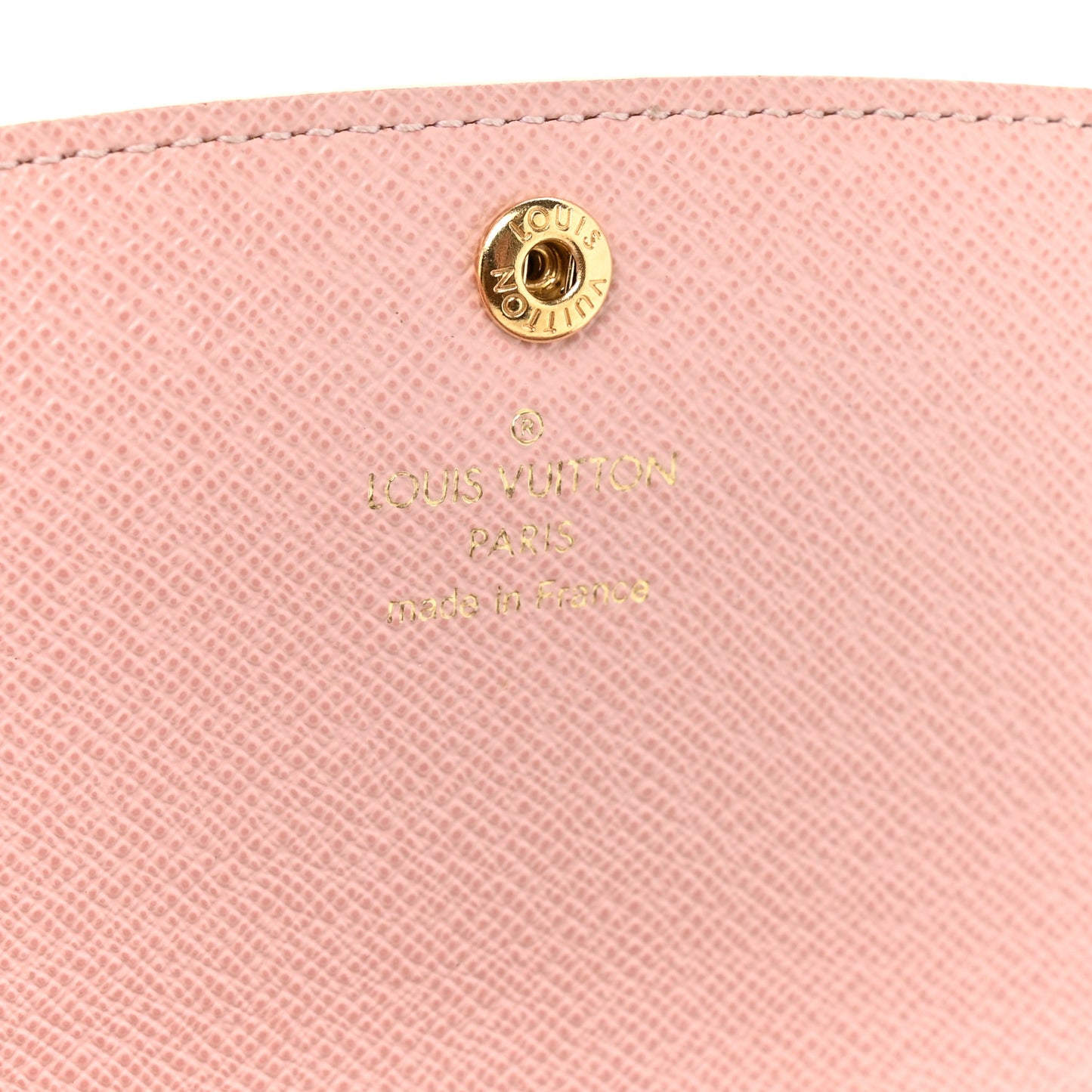 Damier Azur Emilie Wallet Rose Ballerine