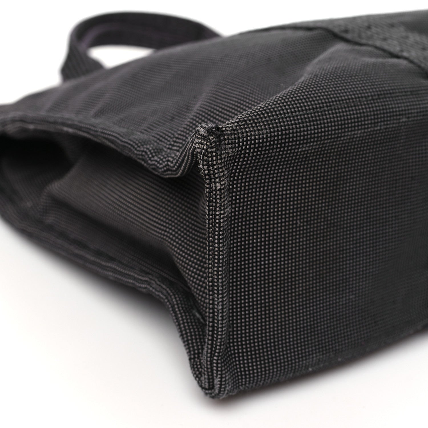 Hermes Canvas Herline Tote MM Grey 8 of 9