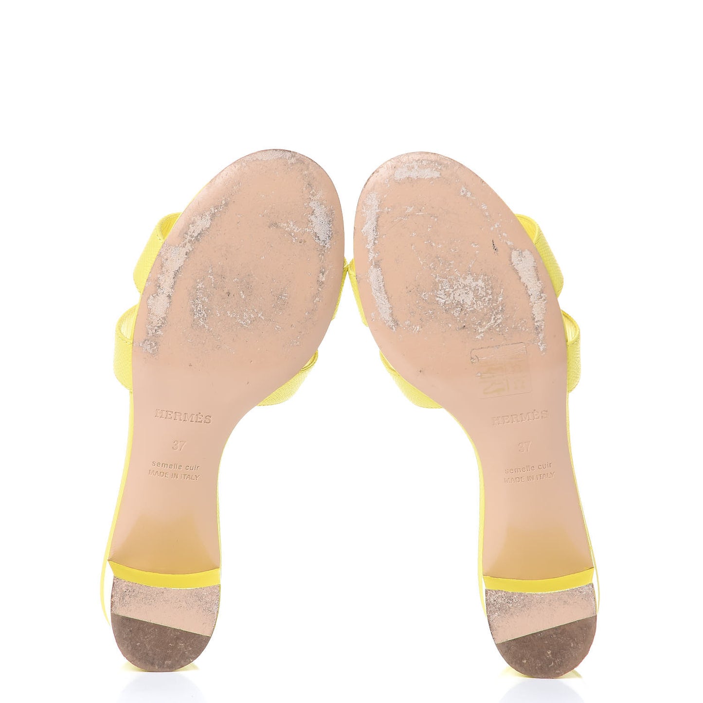 Epsom Oasis Sandals 37 Jaune Pollen