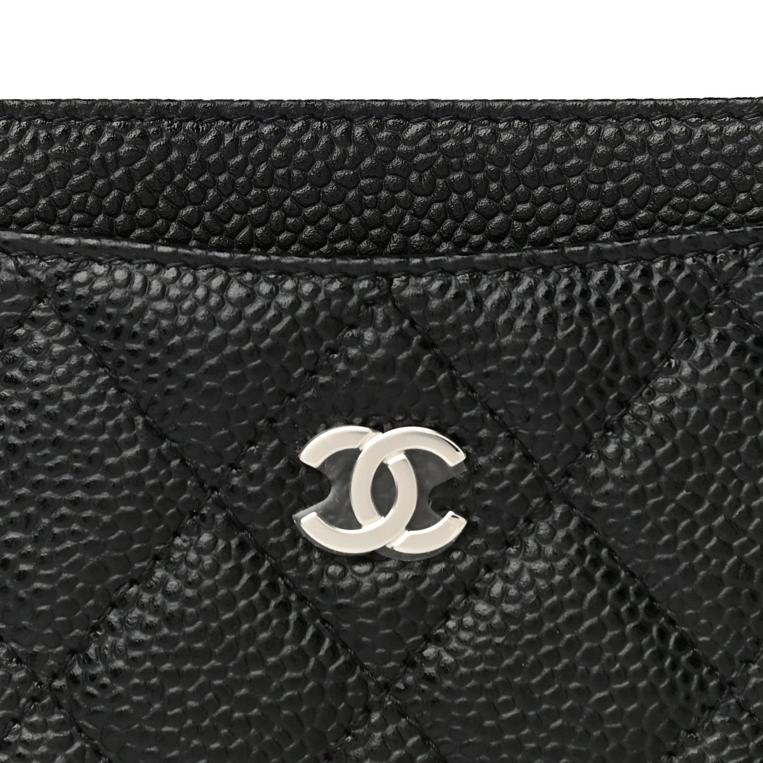 Chanel Caviar Quilted Card Holder Black 9 of 12