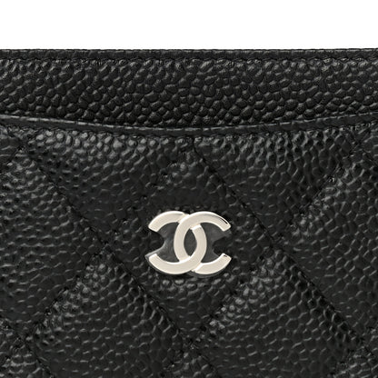 Chanel Caviar Quilted Card Holder Black 9 of 12