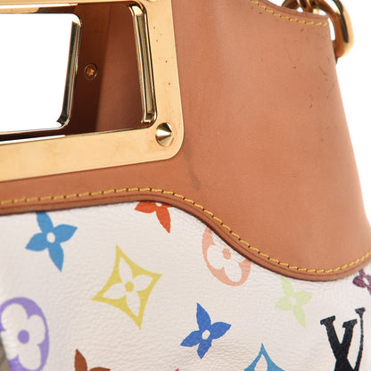Louis Vuitton Monogram Multicolor Judy GM White 10 of 11