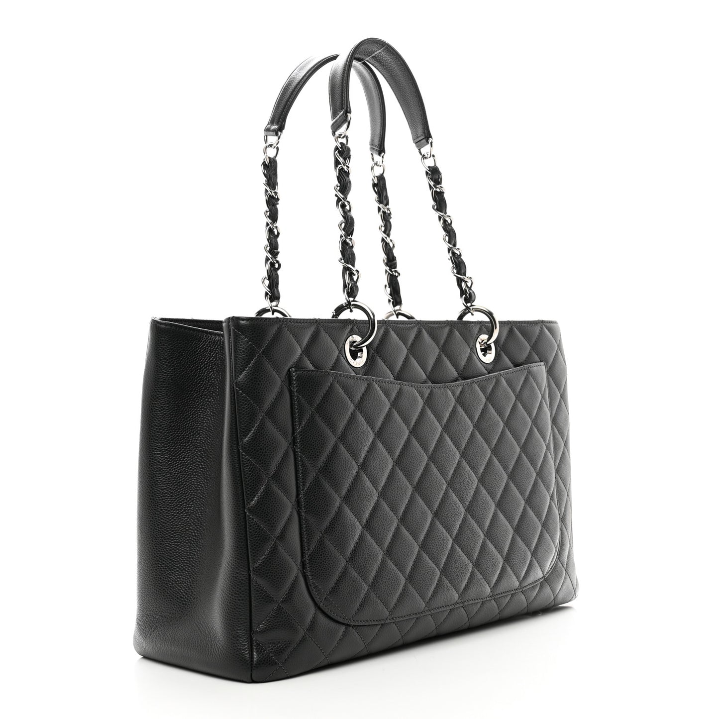 Caviar Quilted XL Grand Shopping Tote GST Black
