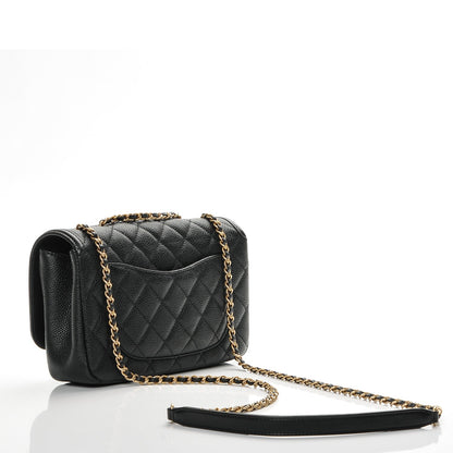 Chanel Caviar Quilted Small CC Filigree Flap Black 3 of 7