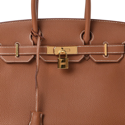 Hermes Togo Birkin 30 Gold 31 of 38