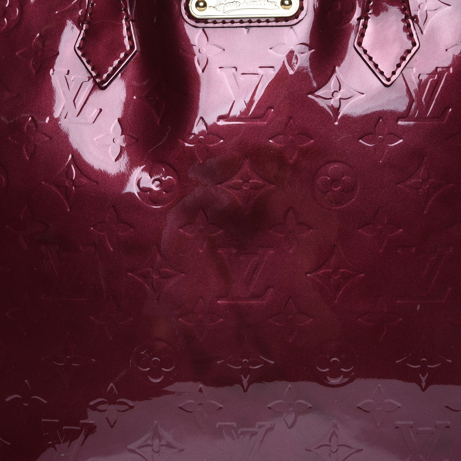 Louis Vuitton Vernis Wilshire MM Rouge Fauviste 8 of 11