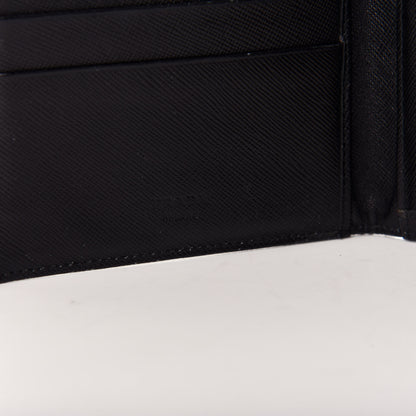Prada Nylon Tri-Fold Compact Wallet Black 6 of 8