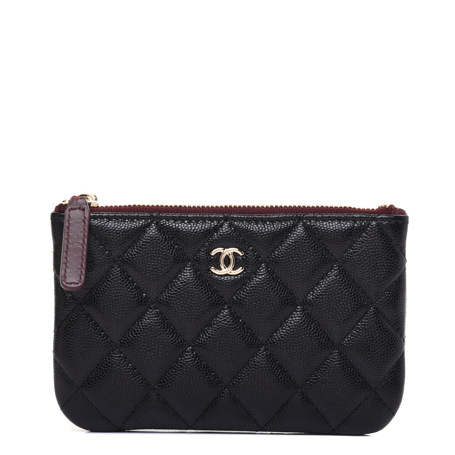Chanel Caviar Quilted Small Cosmetic Case Black 1 of 11