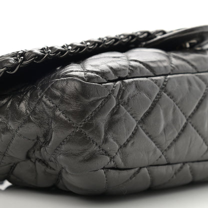Chanel Metallic Calfskin Quilted Medium Chain Me Flap Grey 9 of 11