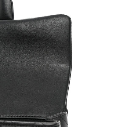Chanel Lambskin Quilted Mini Top Handle Rectangular Flap Black 11 of 14
