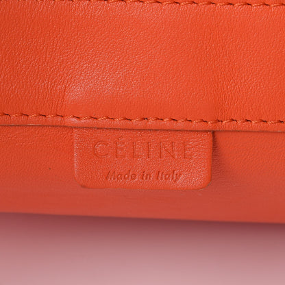 Celine Smooth Lambskin Vertical Cabas Bag Orange 6 of 11