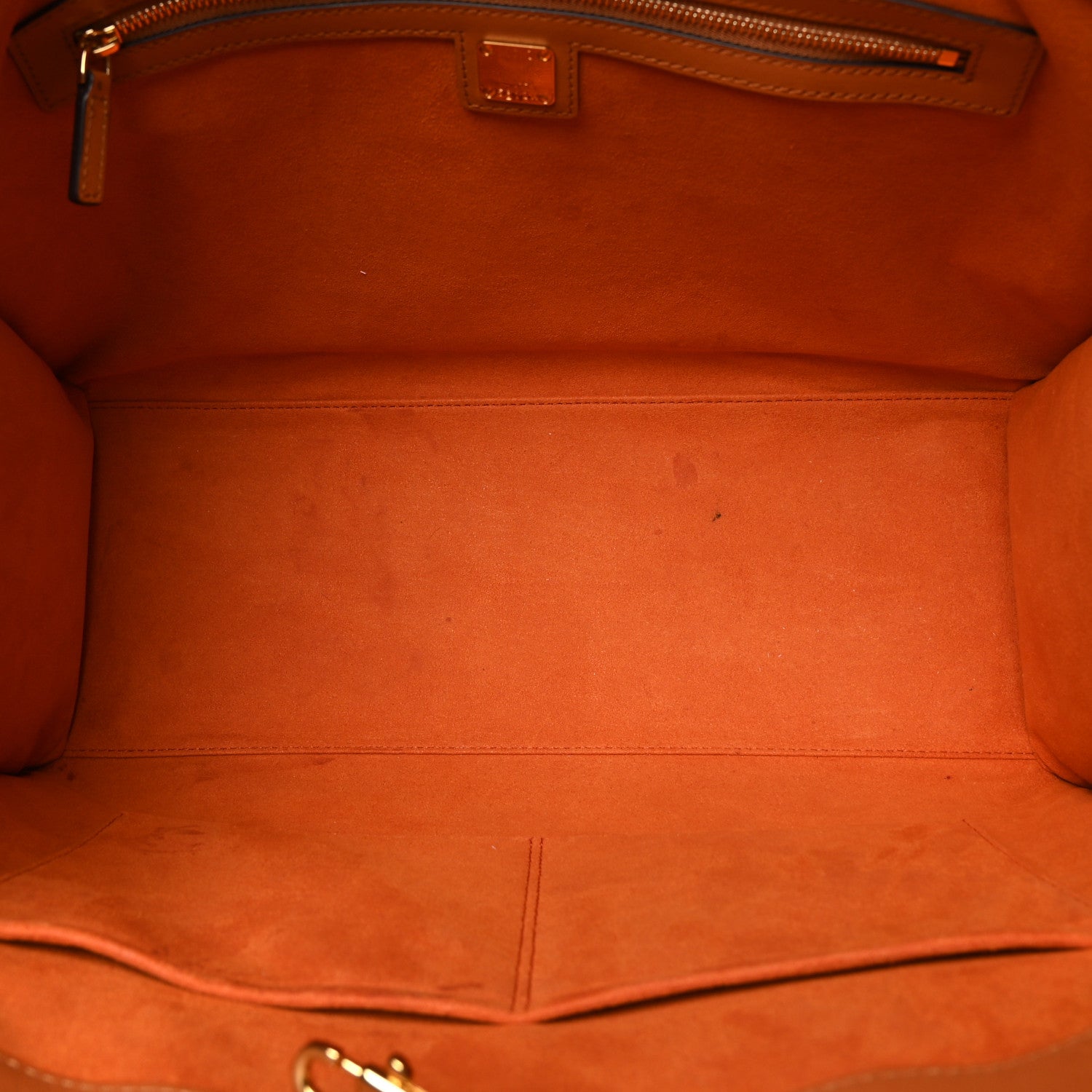 MCM Visetos Large Munchen Tote Cognac 5 of 9
