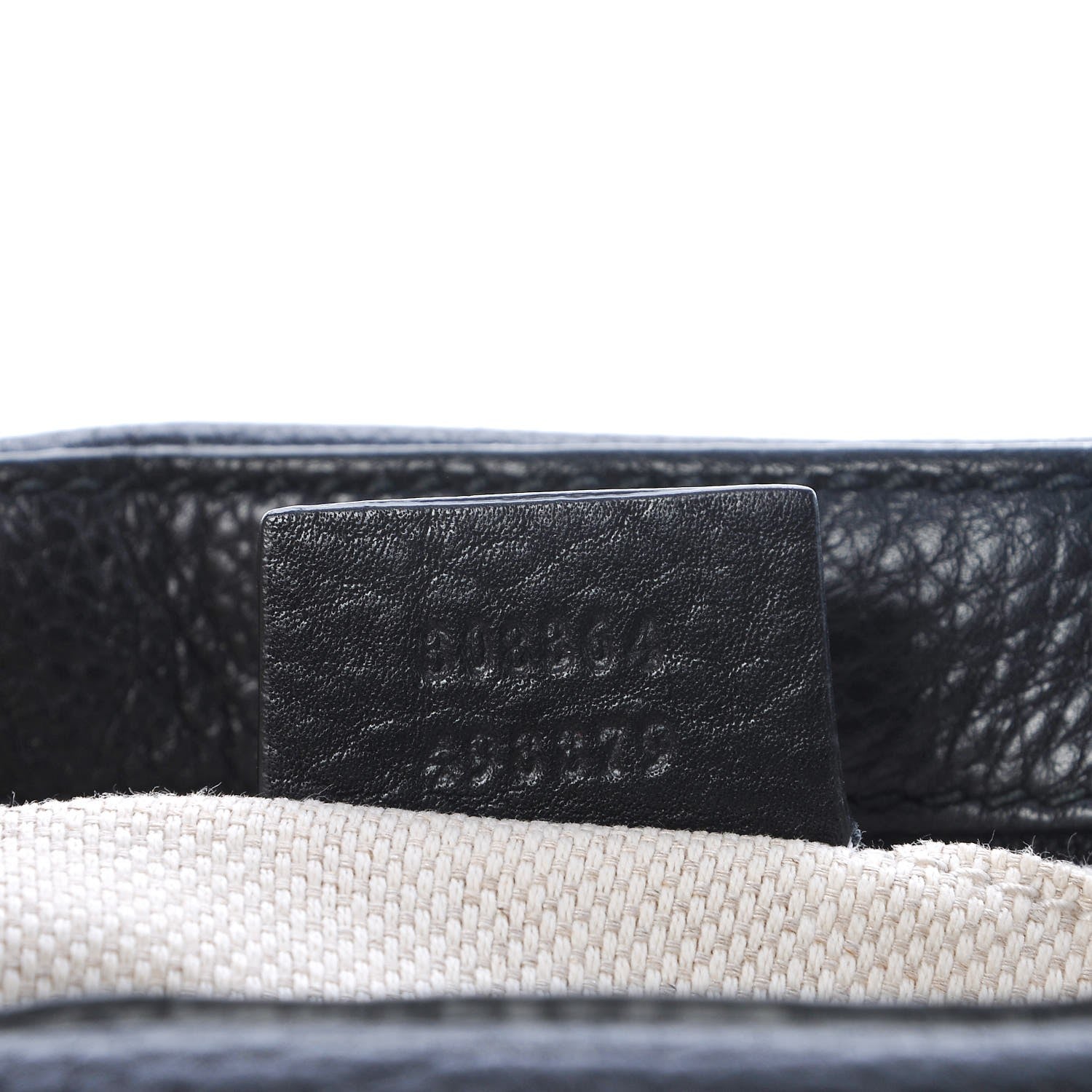 Gucci Pebbled Calfskin Studded Small Soho Disco Bag Black 7 of 7