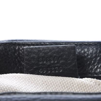 Gucci Pebbled Calfskin Studded Small Soho Disco Bag Black 7 of 7