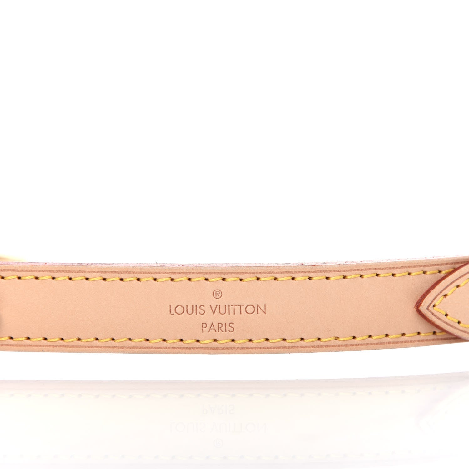 Louis Vuitton Vachetta 25mm Adjustable Shoulder Strap VVN 3 of 4