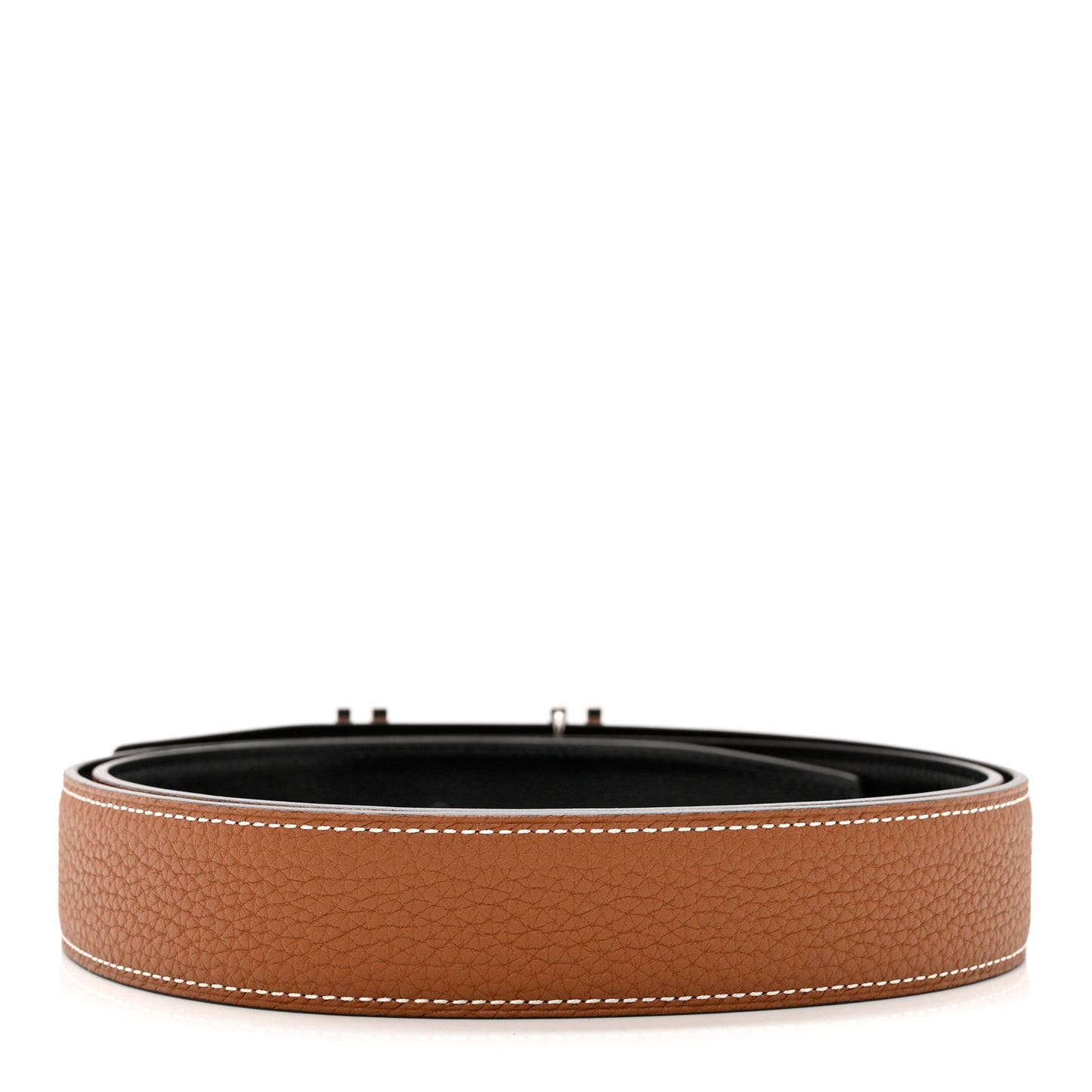 Box Togo 32mm Au Carre H Belt 105 Black Gold