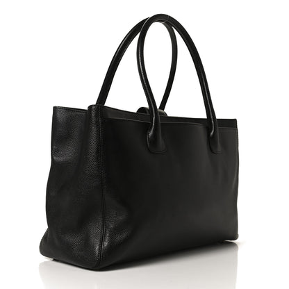 Chanel Calfskin Cerf Shopper Tote Black 3 of 13