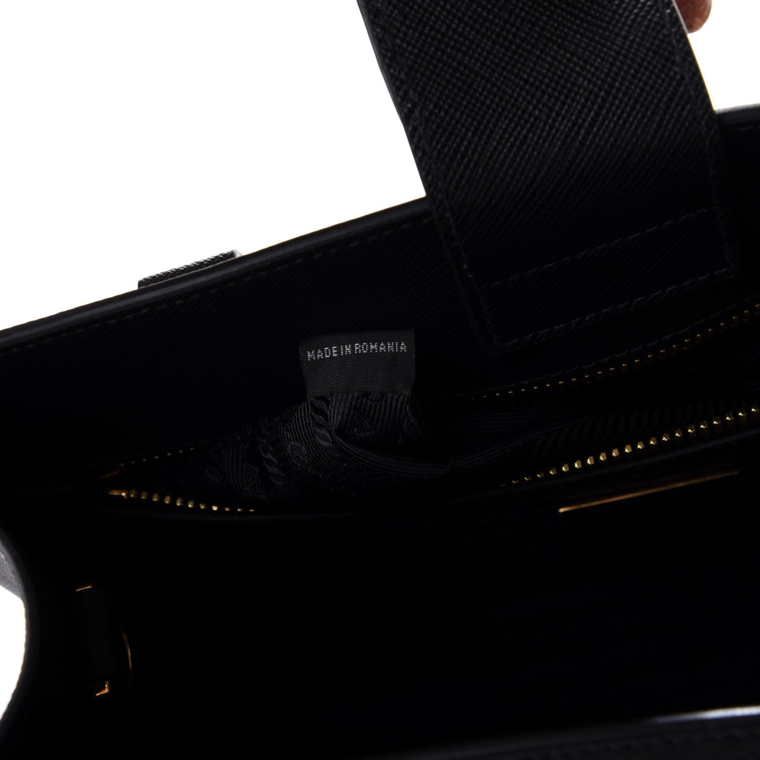 Prada Saffiano Tote Black 10 of 11