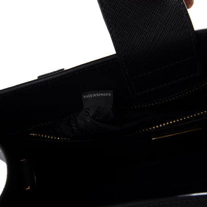 Prada Saffiano Tote Black 10 of 11