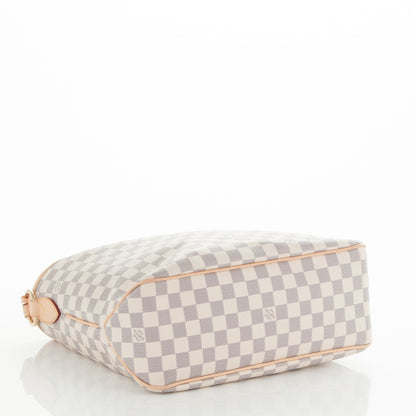 Louis Vuitton Damier Azur Delightful MM Rose Ballerine 4 of 7