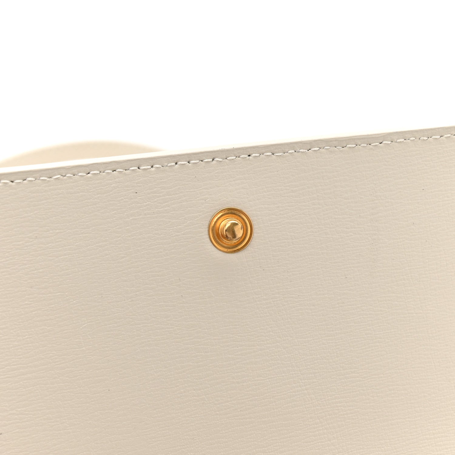 Saint Laurent Smooth Calfskin Monogram Phone Holder Crossbody Crema Soft 10 of 10