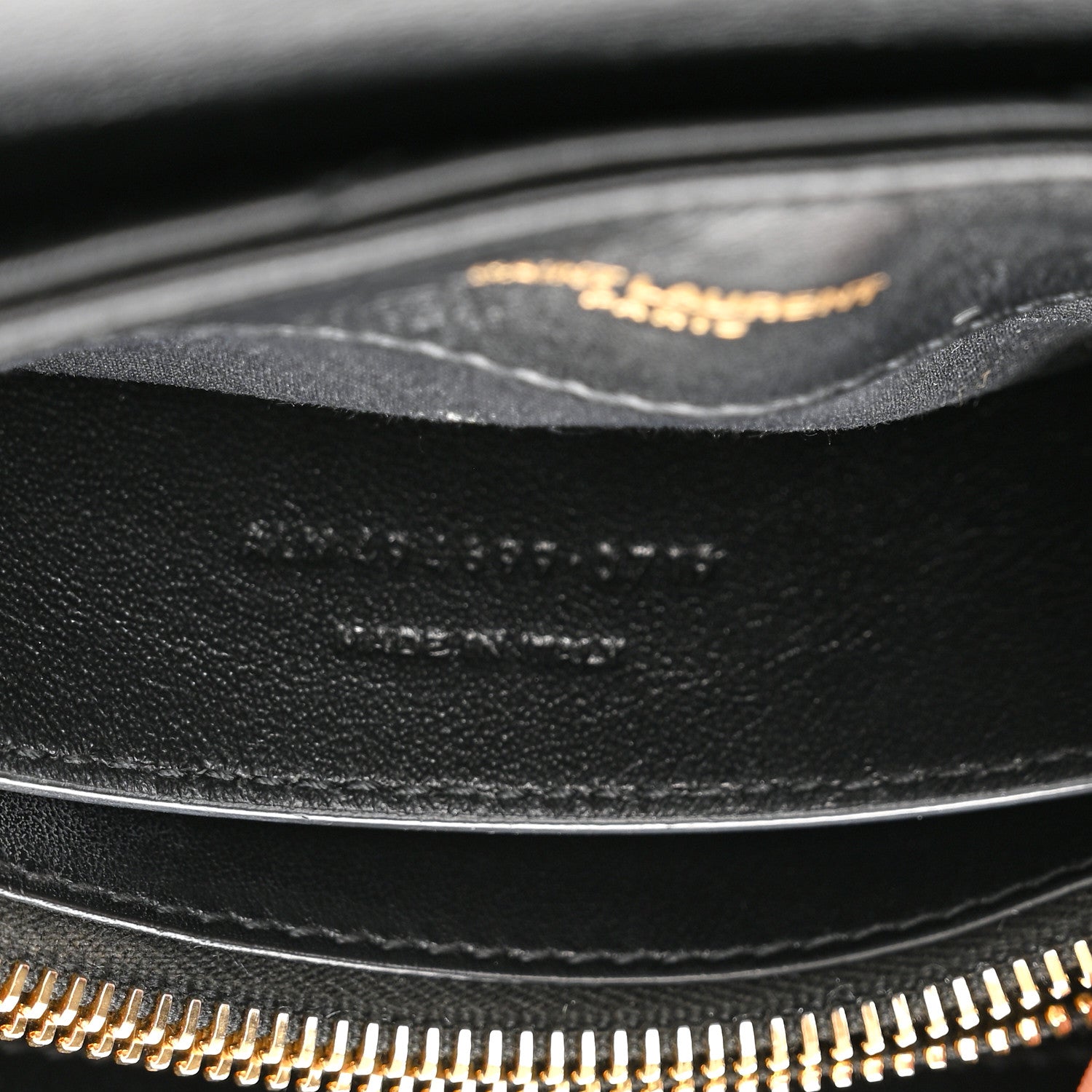 Saint Laurent Calfskin Y Quilted Monogram Small Loulou Chain Satchel Black 7 of 12