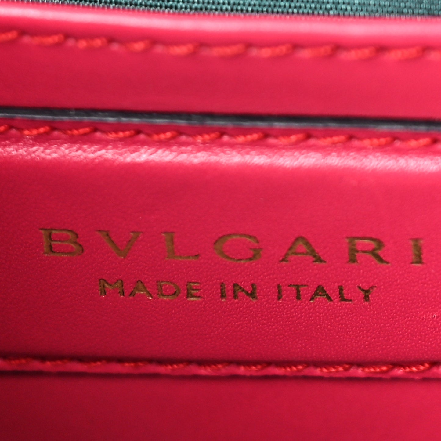 Calfskin Serpenti Forever Flap Clutch Ruby Red