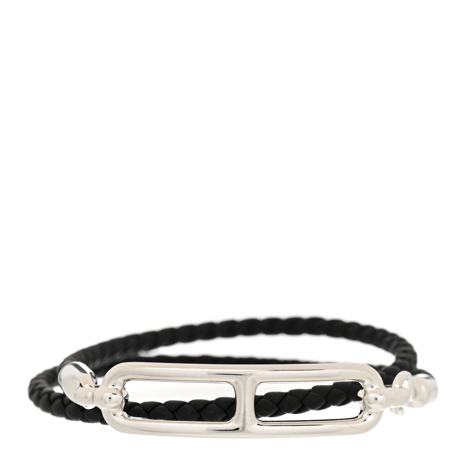 Hermes Swift Roulis Double Tour Bracelet T1 Black 1 of 5