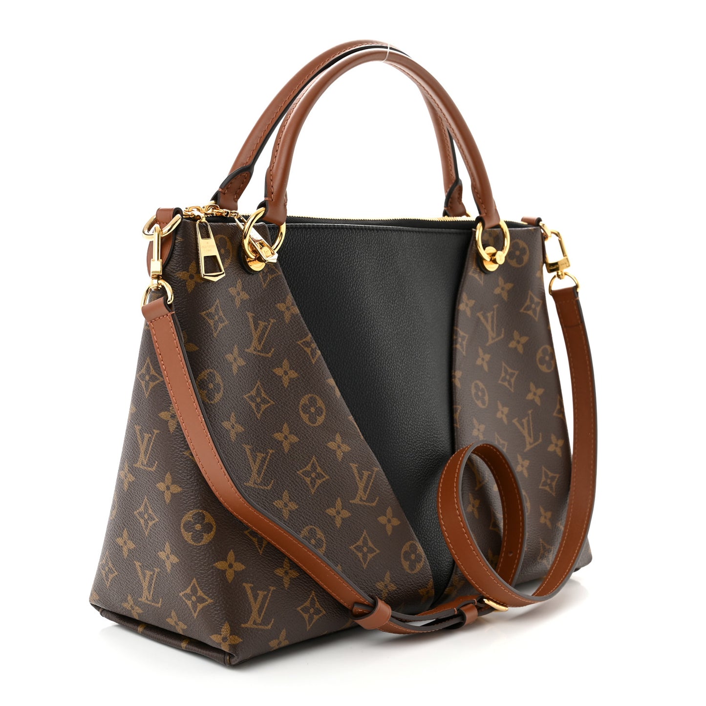 Monogram V Tote MM Black