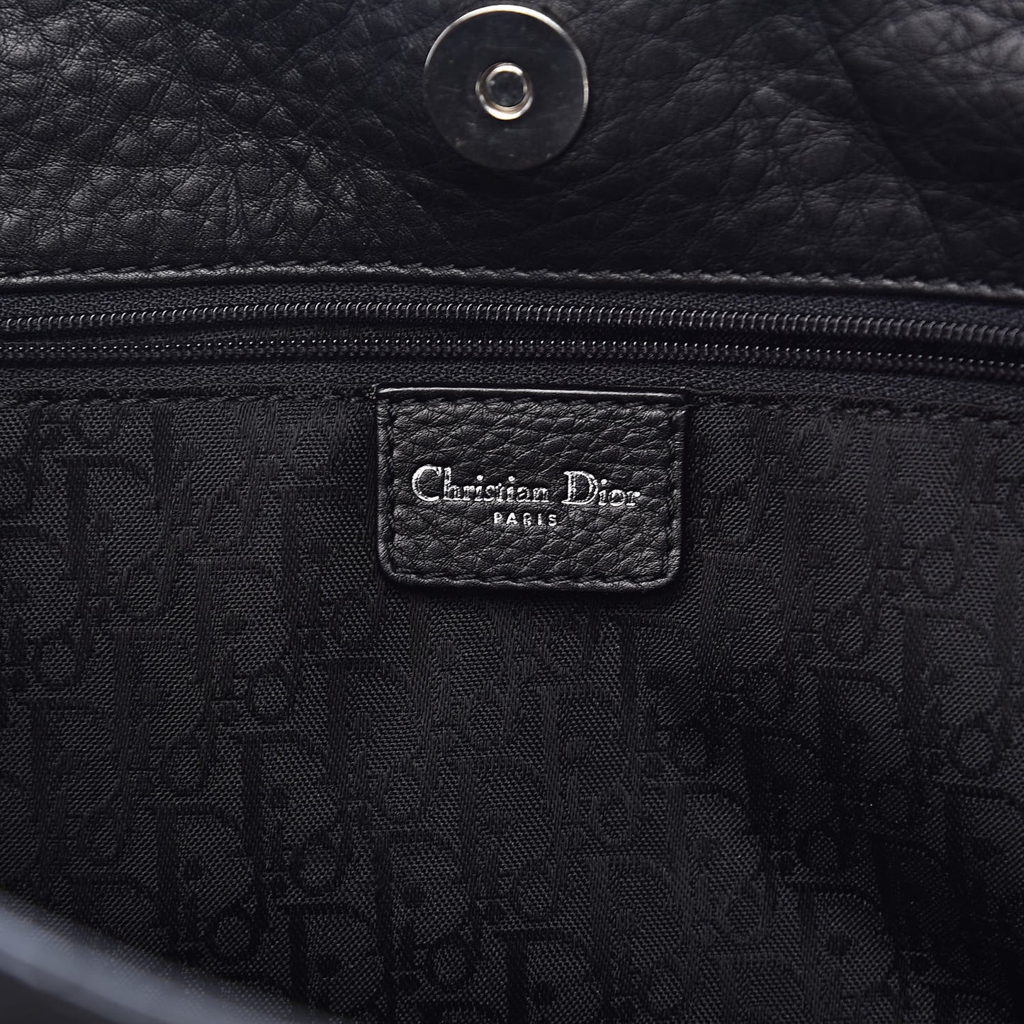 Calfskin Cannage Shoulder Bag Black