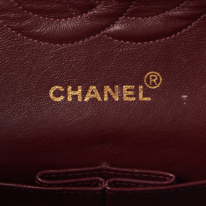 Chanel Lambskin Quilted Medium Double Flap Black 9 of 13