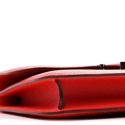 Hermes Epsom Constance Elan 25 Rouge Radieux 10 of 12