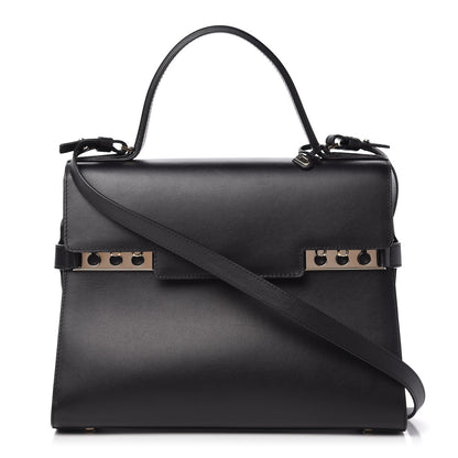 Delvaux Smooth Calfskin GM Tempete Satchel Black 1 of 9