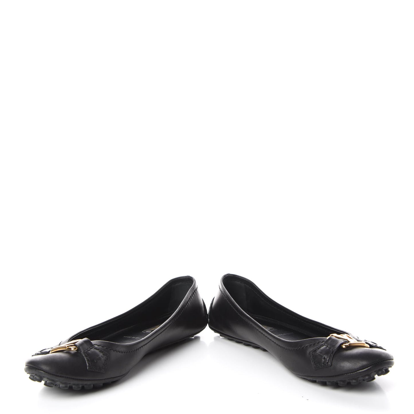 Calf Oxford Ballerina Flats 36.5 Black