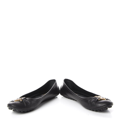 Louis Vuitton Calf Oxford Ballerina Flats 36.5 Black 5 of 12