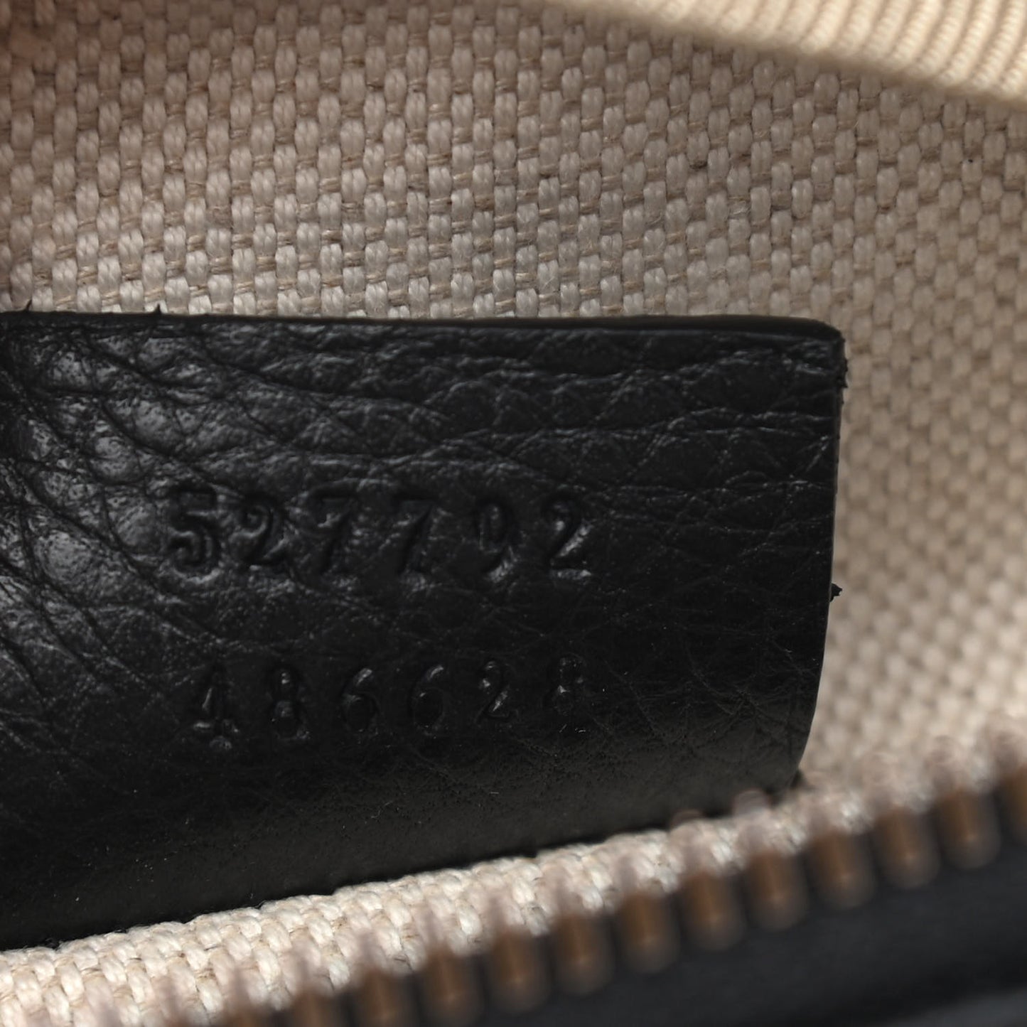 Grained Calfskin Small Logo Belt Bag Black