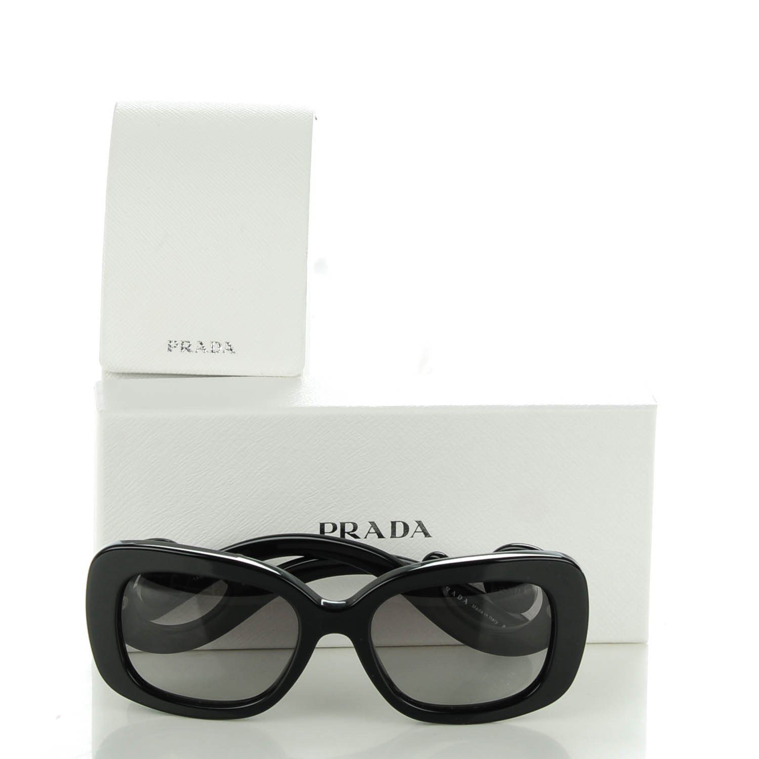 Prada Acetate Baroque Sunglasses SPR 27O Black 6 of 7