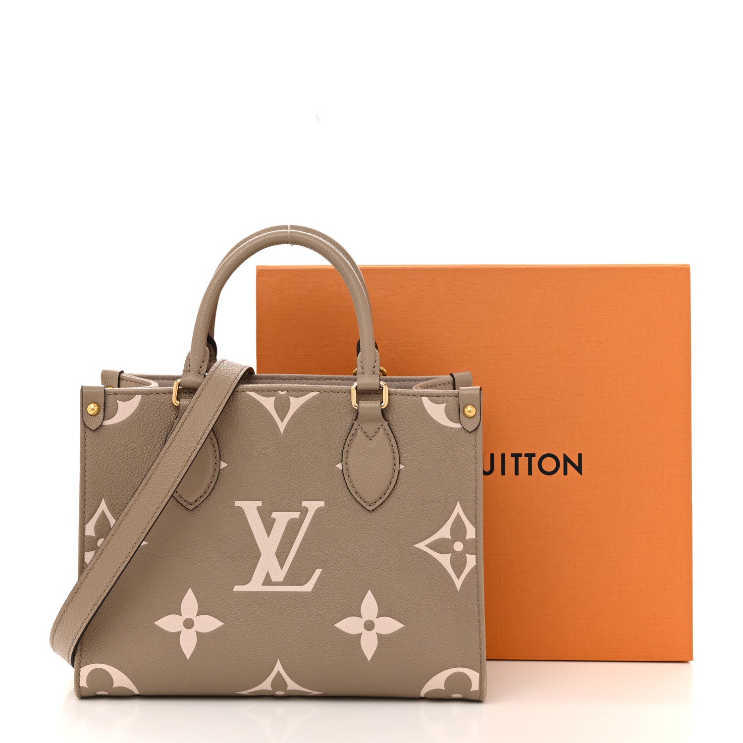 Louis Vuitton Empreinte Monogram Giant Onthego PM Tourterelle Creme 13 of 13