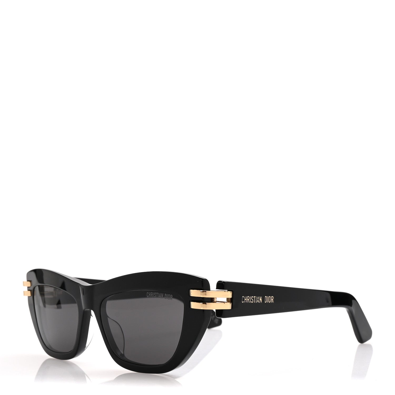Christian Dior Acetate CDior B2U Cat Eye Sunglasses Black 1 of 9