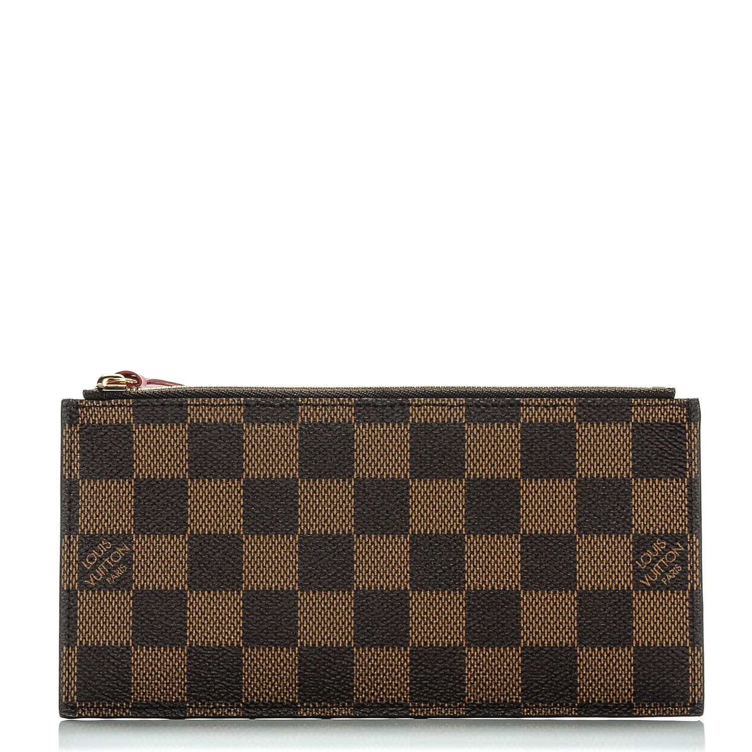 Louis Vuitton Damier Ebene Felicie Chain Wallet Zippered Insert 1 of 6
