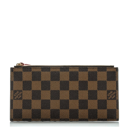 Louis Vuitton Damier Ebene Felicie Chain Wallet Zippered Insert 1 of 6